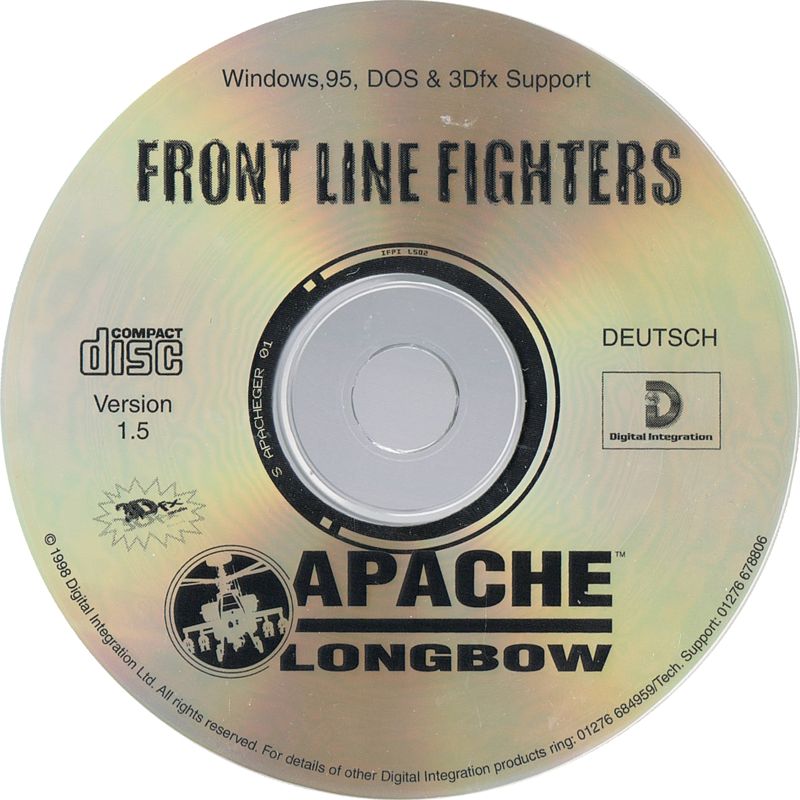 Media for Front Line Fighters (DOS and Windows): Apache