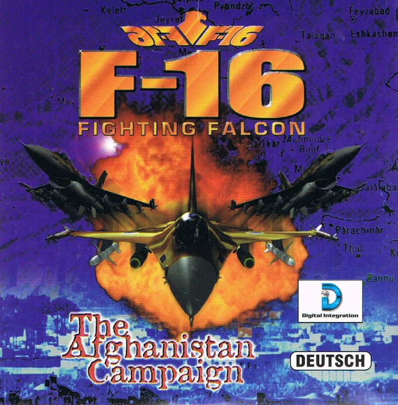 Other for Front Line Fighters (DOS and Windows): Sleeve F-16 Fighting Falcon & The Afghanistan Campaign Back
