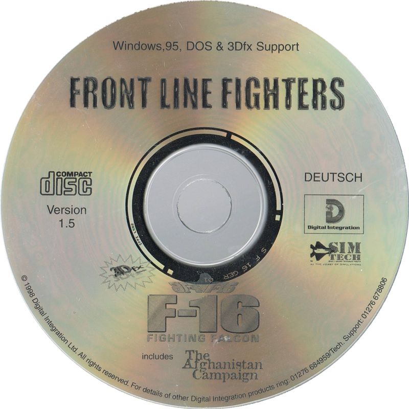 Media for Front Line Fighters (DOS and Windows): F-16 Fighting Falcon & The Afghanistan Campaign