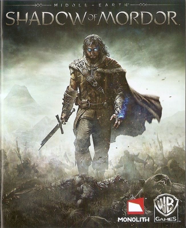 Manual for Middle-earth: Shadow of Mordor - Game of the Year Edition (PlayStation 4): Front