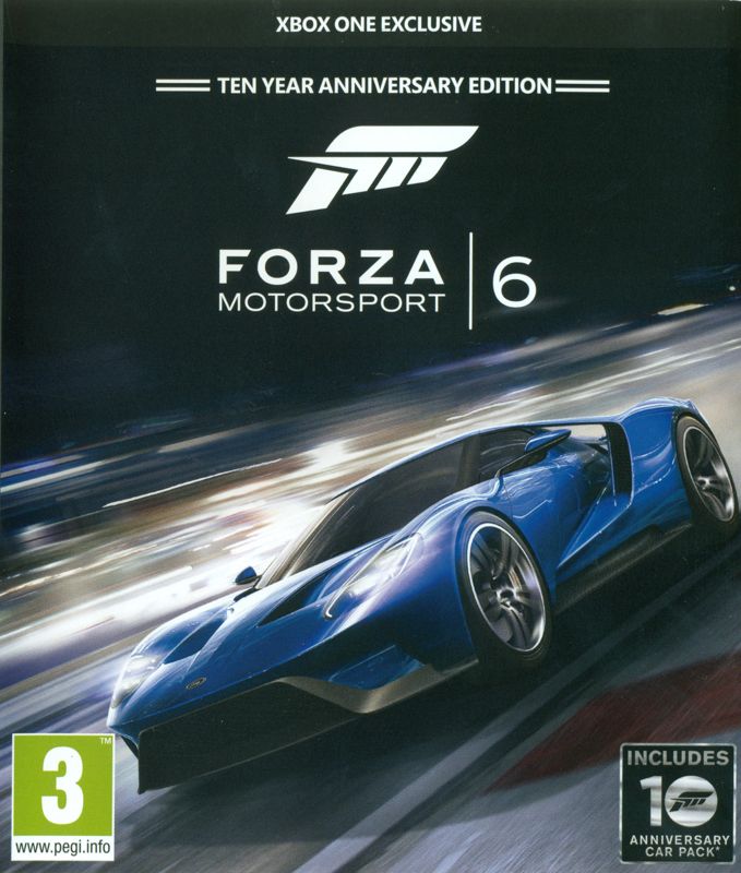 Front Cover for Forza Motorsport 6 (Xbox One)