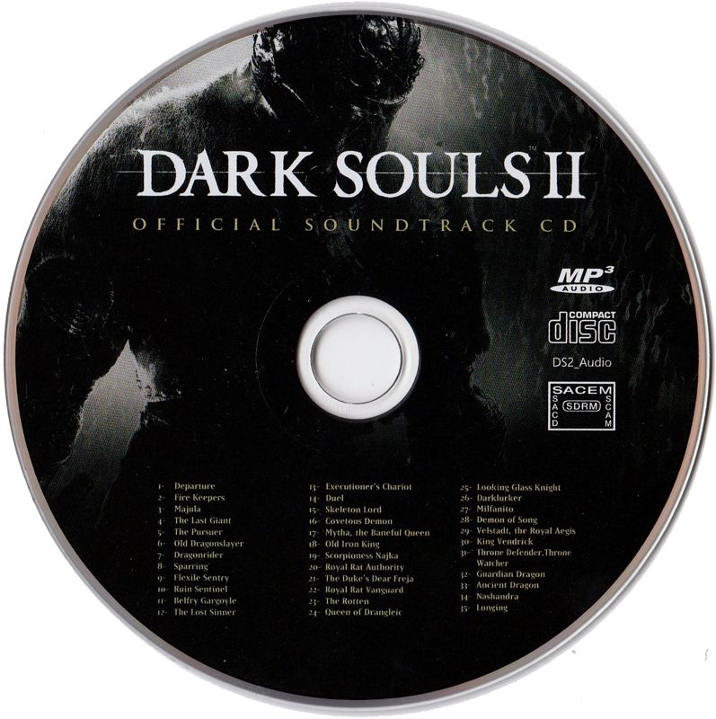 Soundtrack for Dark Souls II (Collector's Edition) (Windows): Disc