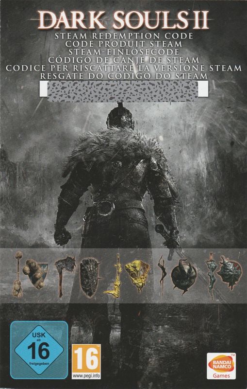 Other for Dark Souls II (Collector's Edition) (Windows): Steam redemption code flyer - Front