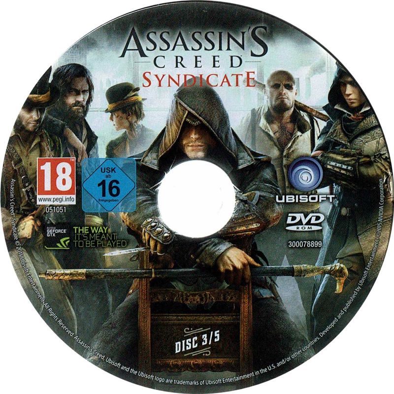 Media for Assassin's Creed: Syndicate (Special Edition) (Windows): Disc 3