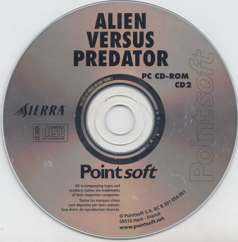 Media for Aliens Versus Predator: Gold Edition (Windows) (Back to Games release): Disc 2