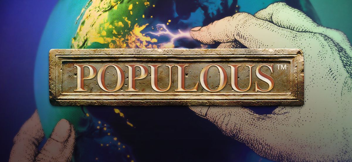 Front Cover for Populous (Windows) (GoG.com release): Widescreen (2016)