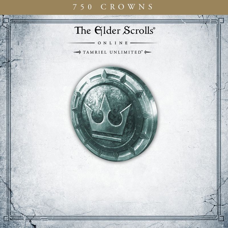 Front Cover for The Elder Scrolls Online: Tamriel Unlimited - 750 Crowns (PlayStation 4) (PSN release)