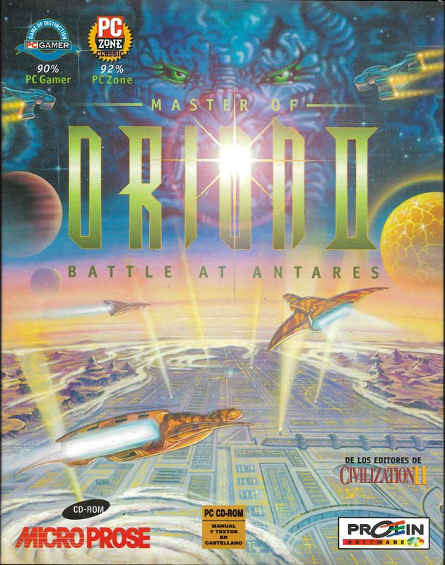 Front Cover for Master of Orion II: Battle at Antares (DOS)