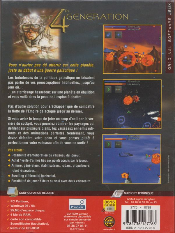 Back Cover for The Fourth Generation (DOS)