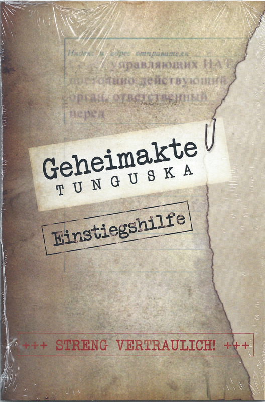 Extras for Secret Files: Tunguska (Windows): Walkthrough Booklet - Front
