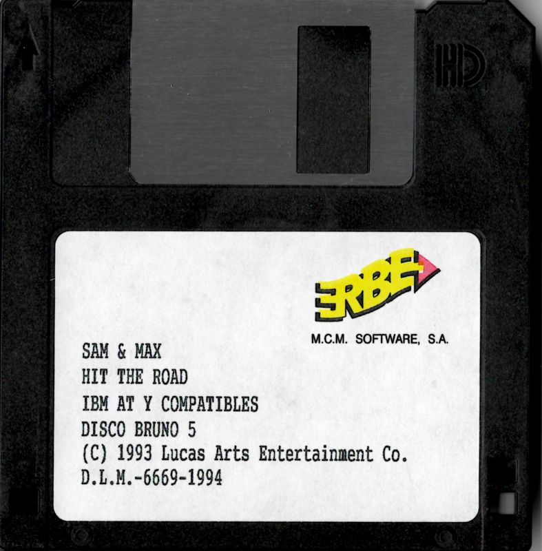 Media for Sam & Max: Hit the Road (DOS): Disk 5