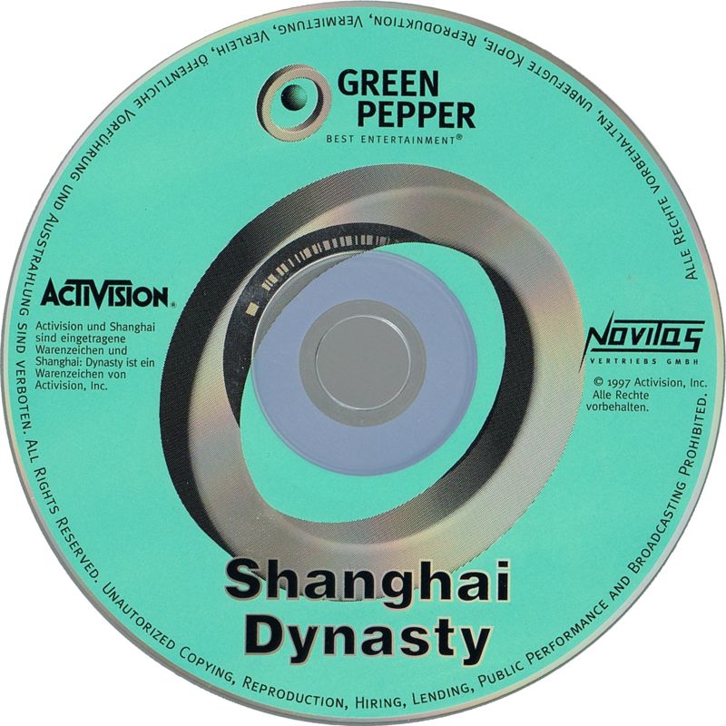 Media for Shanghai: Dynasty (Windows) (Green Pepper release (#88))