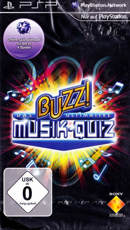 Front Cover for Buzz! The Ultimate Music Quiz (PSP)