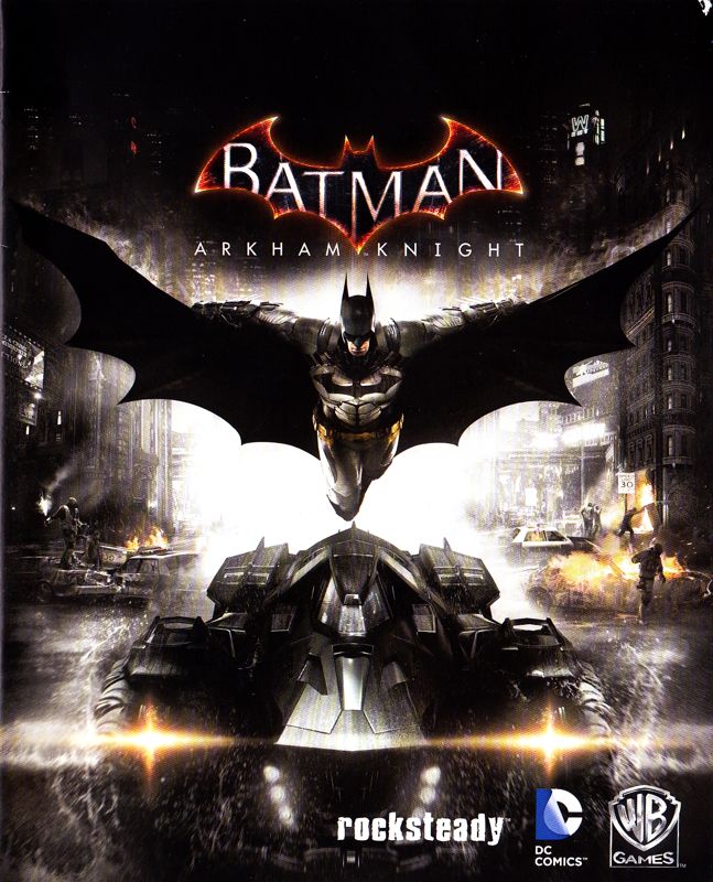 Manual for Batman: Arkham Knight (PlayStation 4): Manual Front cover