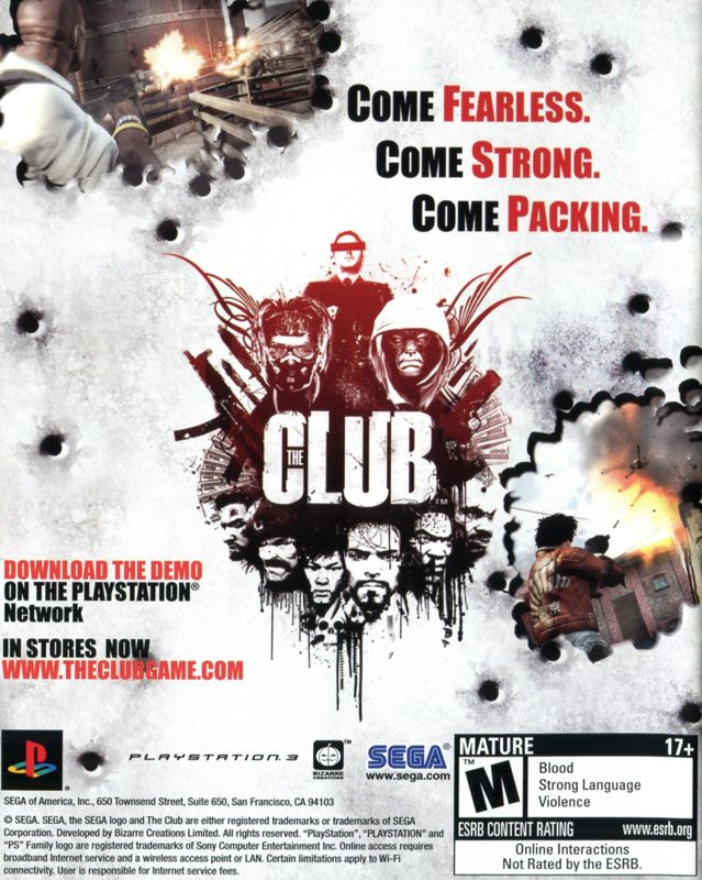 Manual for Condemned 2: Bloodshot (PlayStation 3): Back