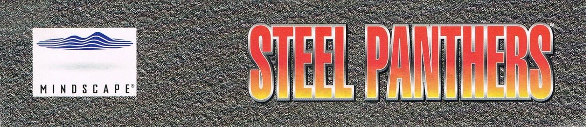 Spine/Sides for Steel Panthers (DOS) (Alternate version): Top