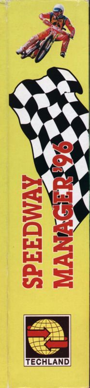 Spine/Sides for Speedway Manager '96 (DOS) (3.5" Floppy Disk release): Left