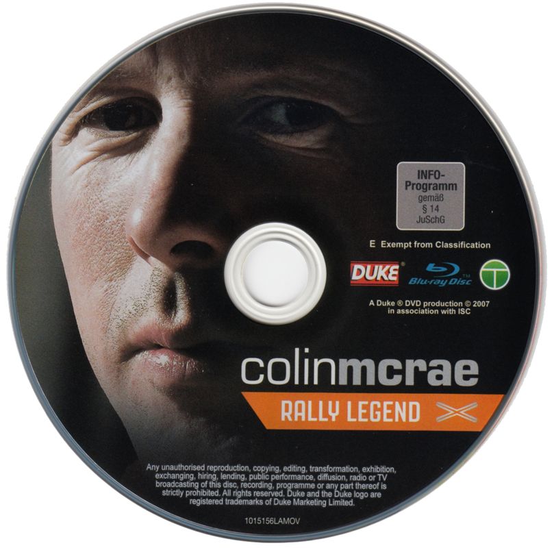 Extras for DiRT: Rally (Legend Edition) (PlayStation 4): Colin Mcrae Document Bluray