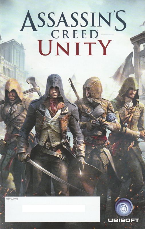 Manual for Assassin's Creed: Unity (Bastille Edition) (Windows): Front