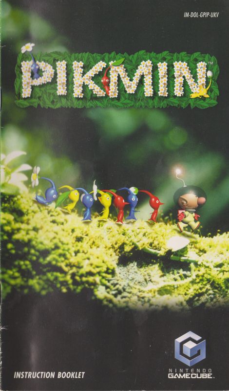 Manual for Pikmin (GameCube): Front