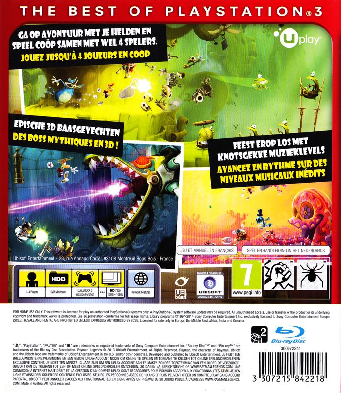 Rayman Legends Essentials (PS3)