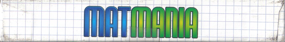 Spine/Sides for Matmania (DOS) (CD-ROM release): Bottom