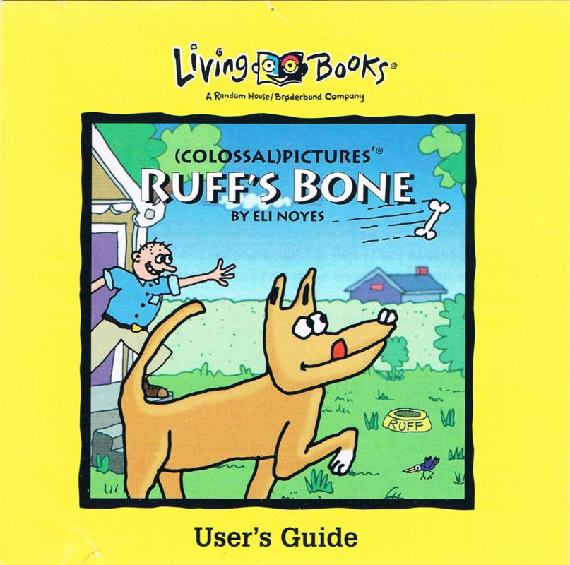 Manual for Ruff's Bone (Windows 3.x): Front / Jewel Case Front Cover