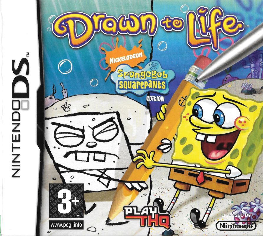 Drawn to Life: SpongeBob SquarePants Edition cover or packaging ...