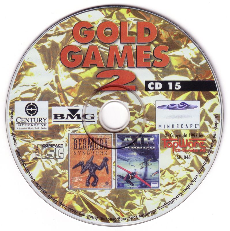 Media for Gold Games 2 (DOS and Windows): Bermuda Syndrome/Air Power Disc