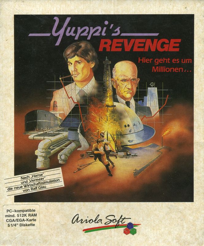Front Cover for Yuppi's Revenge (DOS) (5.25" Disk release)