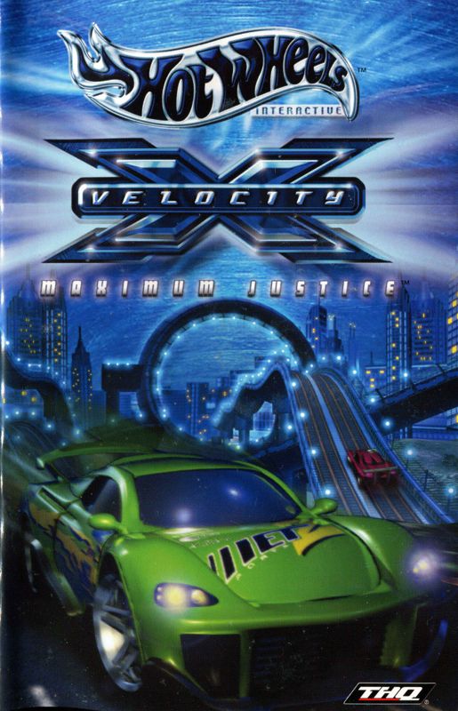 Manual for Hot Wheels: Velocity X (PlayStation 2): Front
