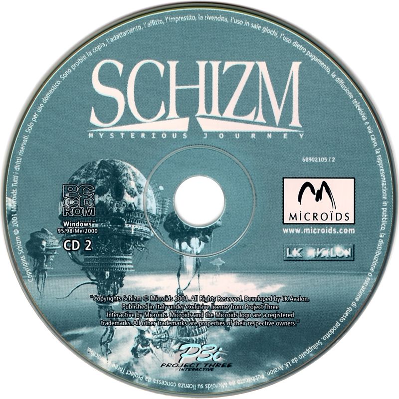 Media for Schizm: Mysterious Journey (Windows): Disc 2