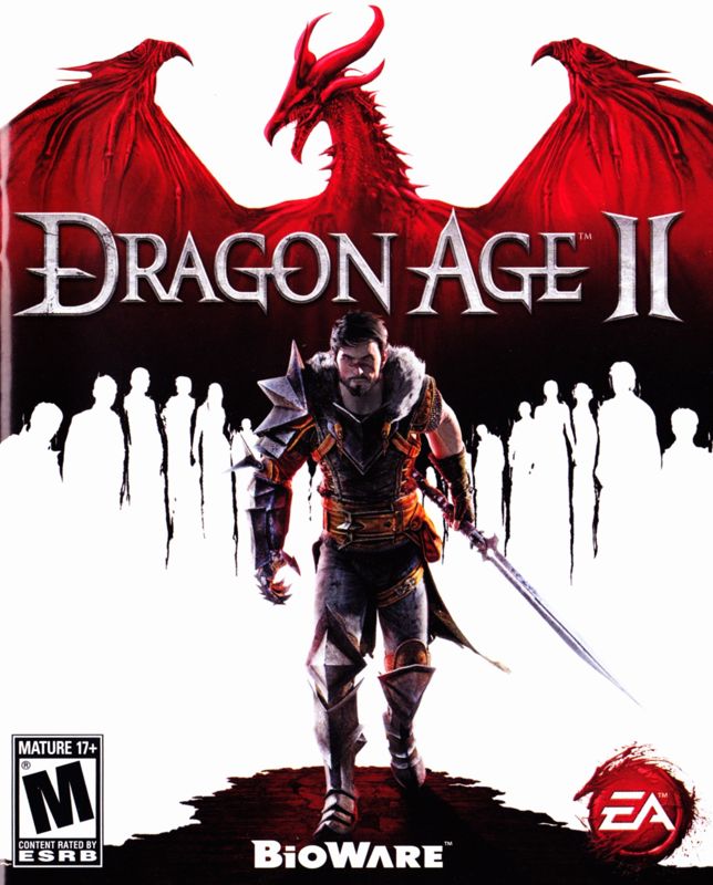 Manual for Dragon Age II (PlayStation 3): Front