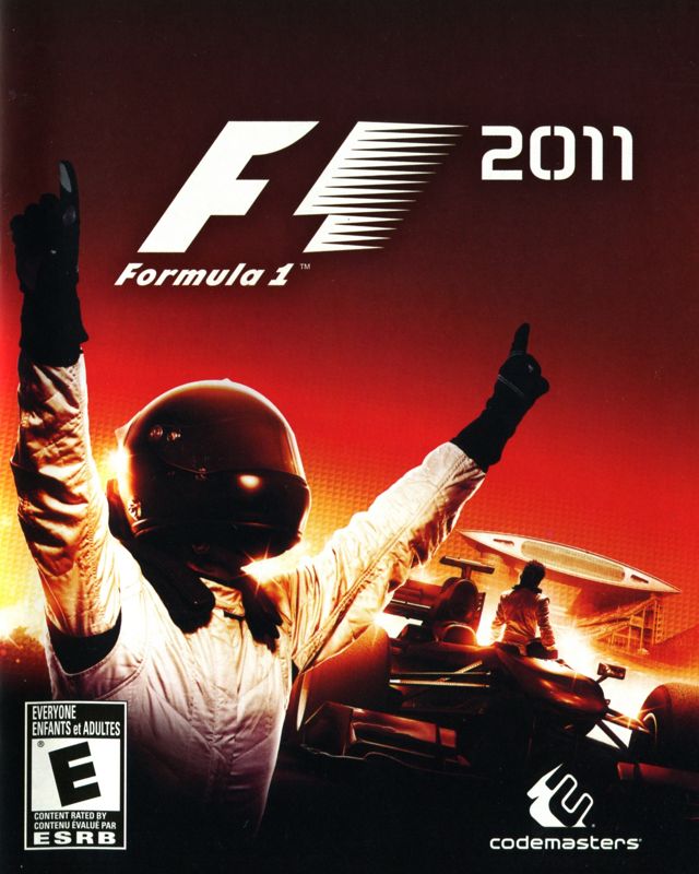 Manual for F1 2011 (PlayStation 3): Front