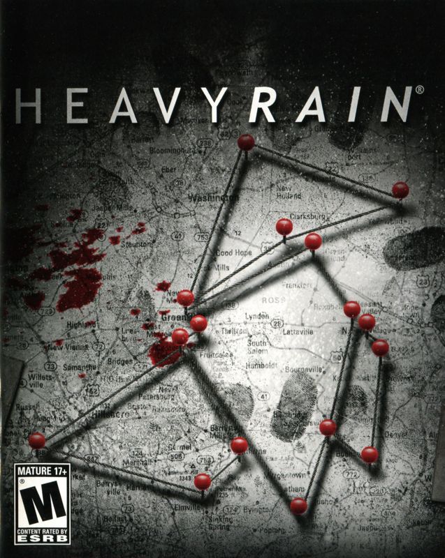 Manual for Heavy Rain: Move Edition (PlayStation 3) (Greatest Hits release): Front