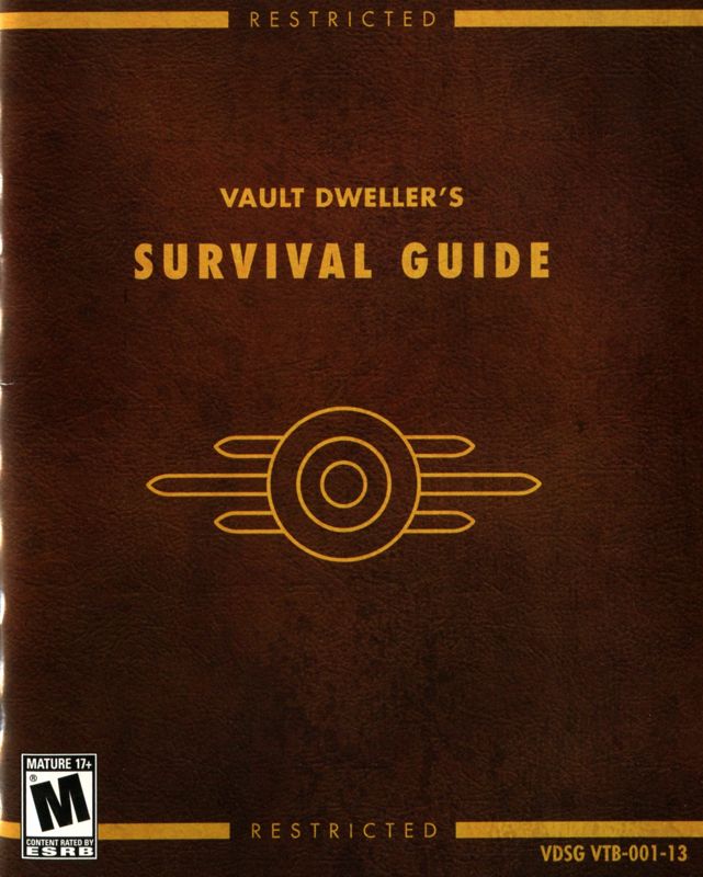 Manual for Fallout 3: Game of the Year Edition (PlayStation 3): Front