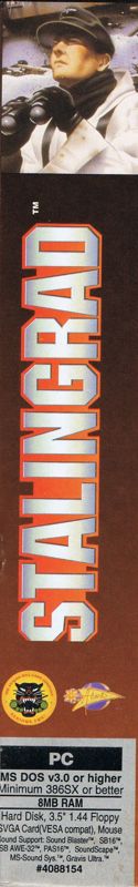 Spine/Sides for World at War: Volume II - Stalingrad (DOS): Right