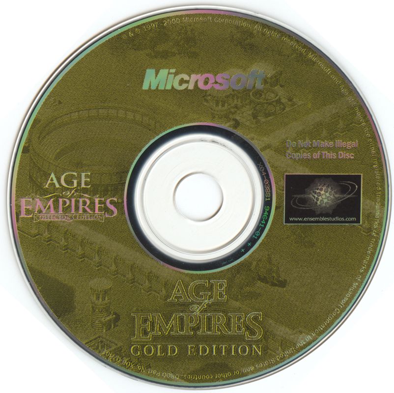 Media for Age of Empires: Collector's Edition (Windows): Age of Empires: Gold Edition