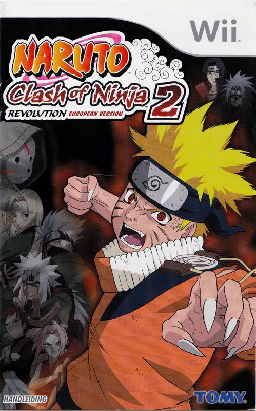 Manual for Naruto: Clash of Ninja Revolution 2 (Wii): Front
