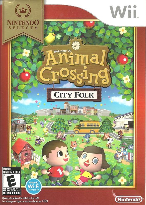 Front Cover for Animal Crossing: City Folk (Wii) (Nintendo Selects release)