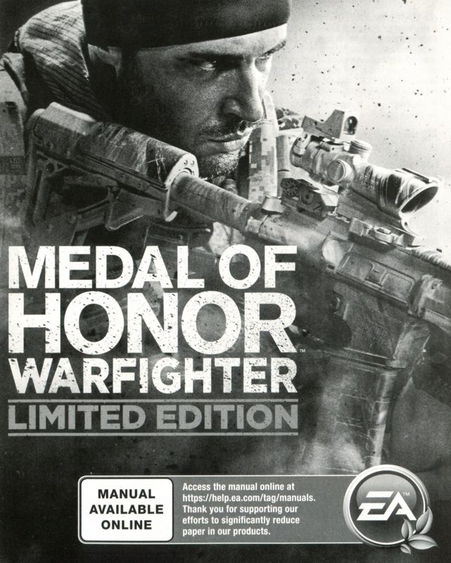 Manual for Medal of Honor: Warfighter (Limited Edition) (PlayStation 3): Front
