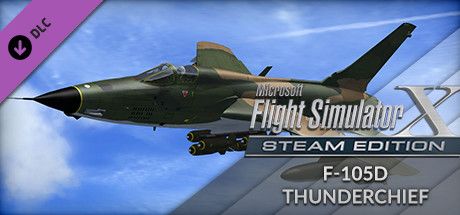 Front Cover for Microsoft Flight Simulator X: Steam Edition - F-105D Thunderchief (Windows) (Steam release)