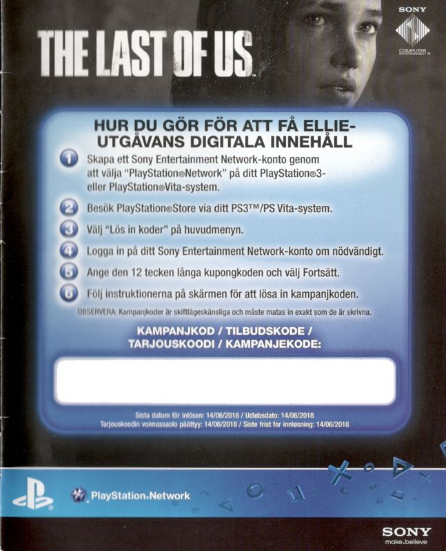 Other for The Last of Us (Ellie Edition) (PlayStation 3): DLC - Front