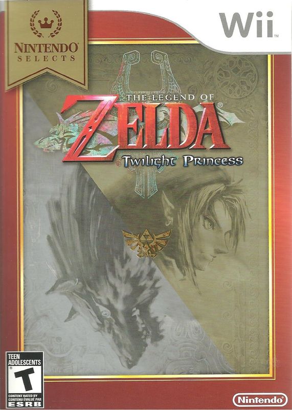 Front Cover for The Legend of Zelda: Twilight Princess (Wii) (Nintendo Selects)