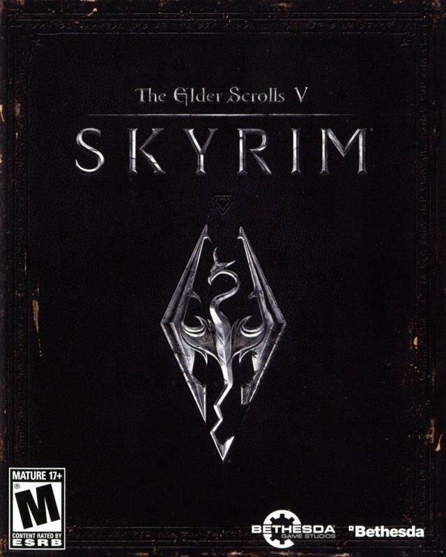 Manual for The Elder Scrolls V: Skyrim (PlayStation 3) (Greatest Hits release): Front (US version)