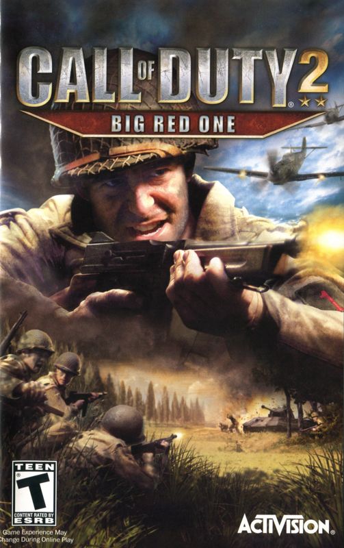 Manual for Call of Duty: Legacy (PlayStation 2): Big Red One - Front