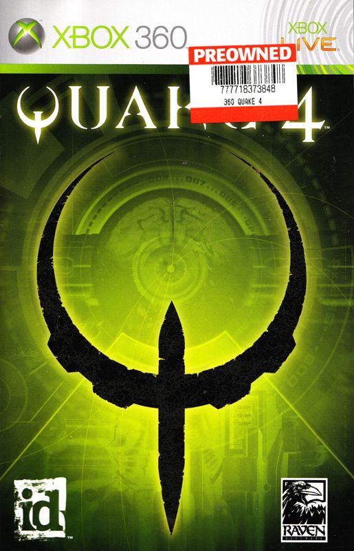 Quake 4 cover or packaging material - MobyGames