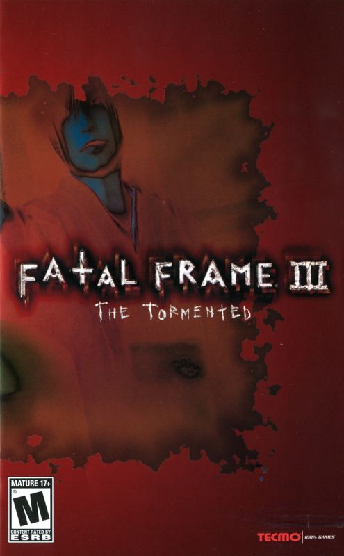 Manual for Fatal Frame III: The Tormented (PlayStation 2): Front