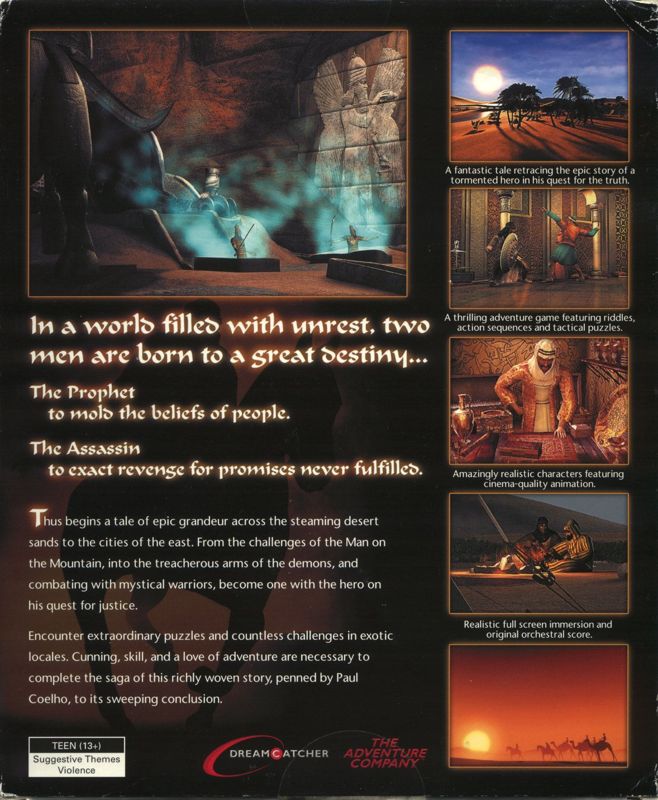 Back Cover for The Legend of the Prophet & the Assassin (Windows)