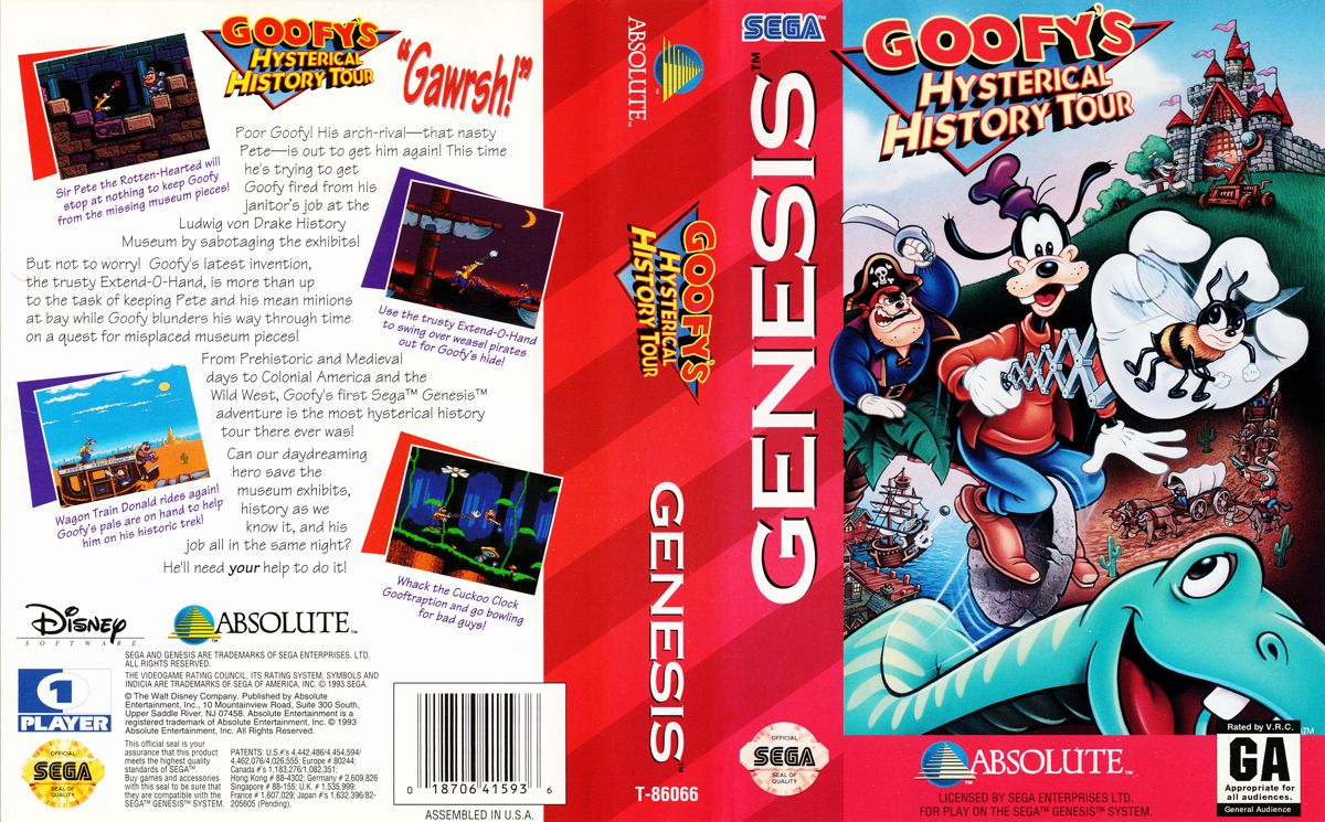 goofy sega genesis